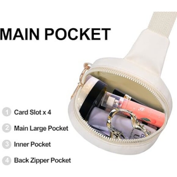 Sling Crossbody Unisex Trendy Chest Bag Adjustable shoulder Strap Women, Men - Picture 4 of 7